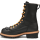 Carolina Men's Spruce 8" Waterproof Lace-to-Toe Logger Work Boot Black CA8825 - Overlook Boots