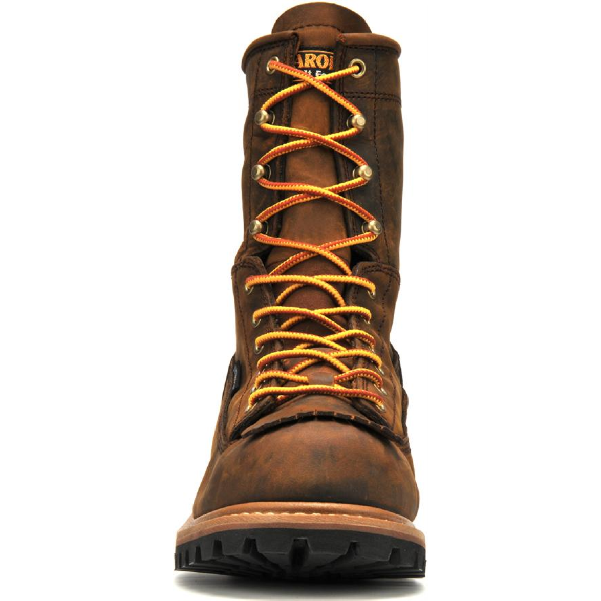 Carolina Men's Spruce 8" Waterproof Lace-to-Toe Logger Work Boot, Brown CA8824 - Overlook Boots