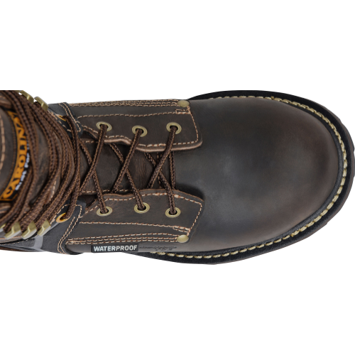 Carolina Men's Timber 8" Composite Toe Waterproof Logger Work Boot - Brown - CA6921 - Overlook Boots