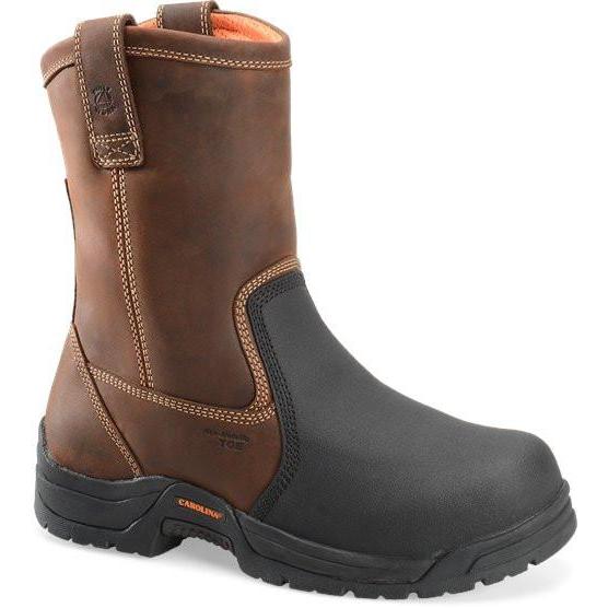 Carolina Men's Well X Metguard Wellington Work Boot - Brown - CA4582 8 / Medium / Brown - Overlook Boots