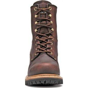 Carolina Women's Elm 8" Logger Work Boot - Brown - CA421 - Overlook Boots