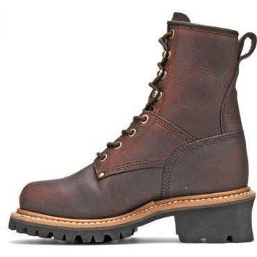 Carolina Women's Elm 8" Logger Work Boot - Brown - CA421 - Overlook Boots