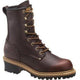 Carolina Women's Elm 8" Steel Toe Logger Work Boot - Brown - CA1421 4.0 / Medium / Dark Brown - Overlook Boots