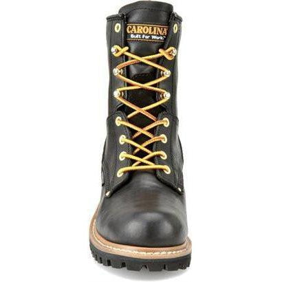 Carolina Women's Elm 8"� Waterproof Steel Toe Logger Work Boot - Black - CA1420 - Overlook Boots