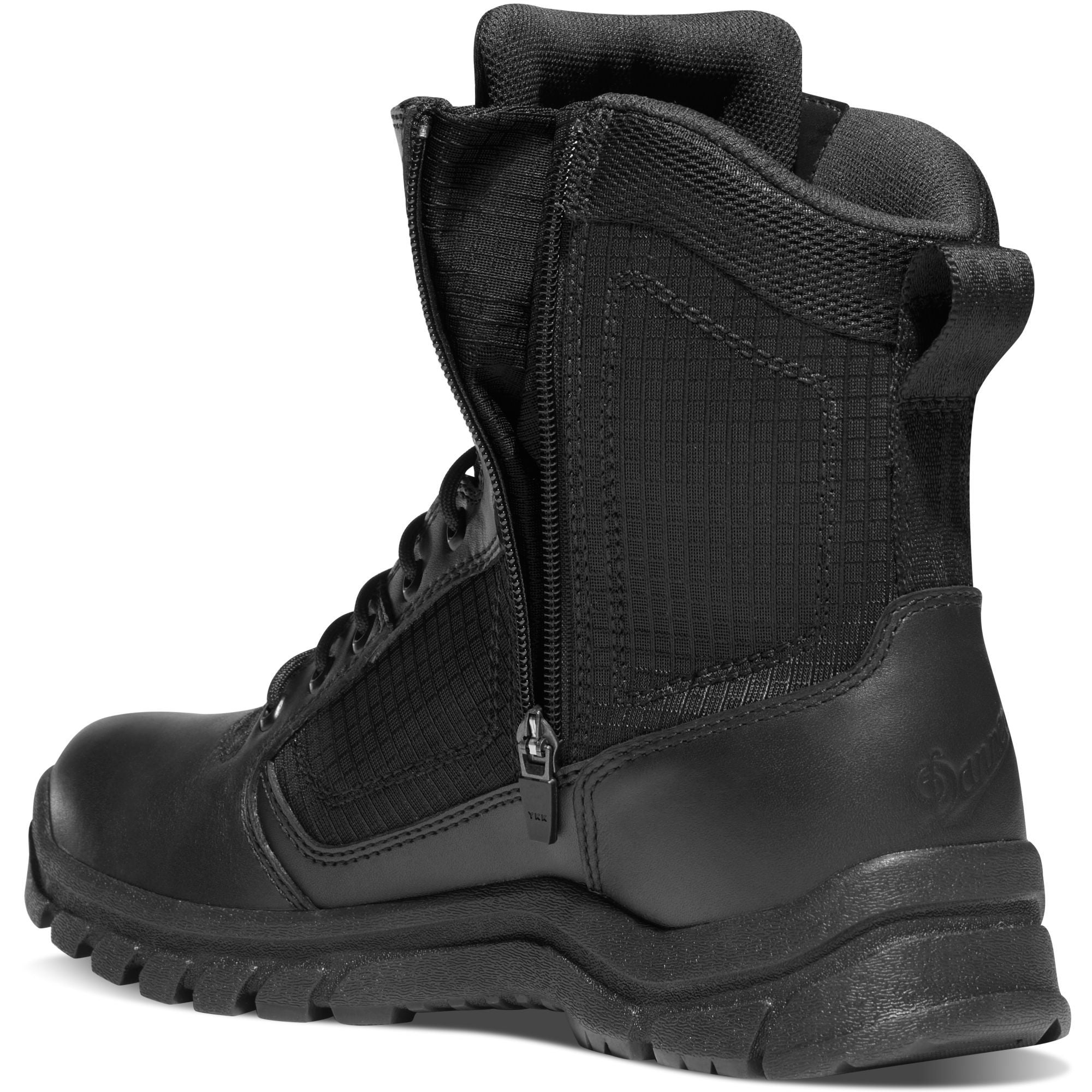 Danner Men's Lookout 8" Side Zip Waterproof Duty Boot - Black - 23824  - Overlook Boots