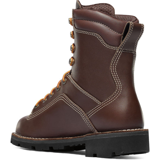 Danner Men's Quarry USA Made 8" Alloy Toe Waterproof Work Boot - Brown - 17307 - Overlook Boots