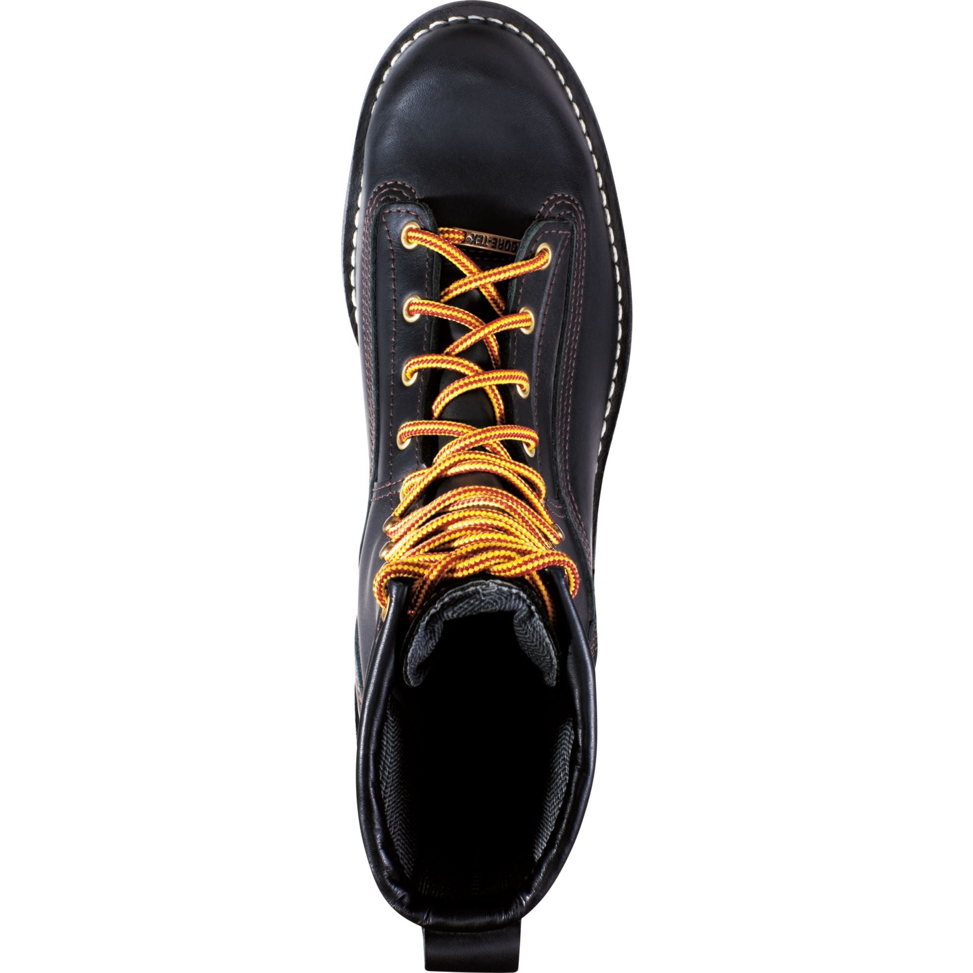 Danner Men's Rain Forest USA Made 8" Soft Toe Waterproof Work Boot Black 14100 - Overlook Boots