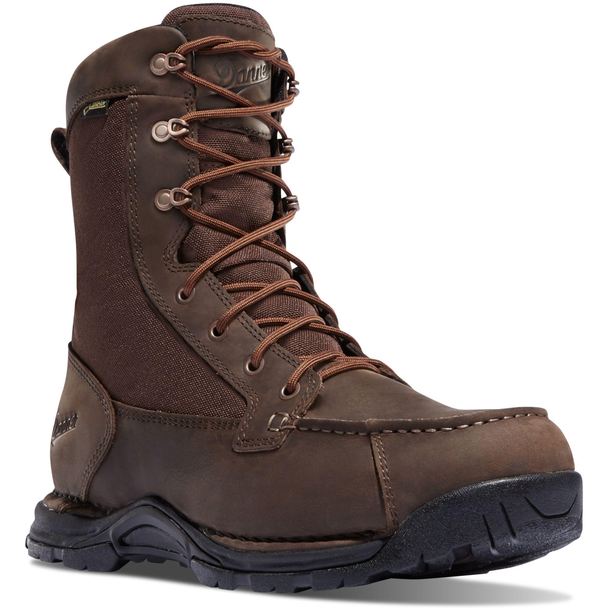 Danner Men's Sharptail 8"Waterproof Hunt Boot - Dark Brown - 45026 7 / Medium / Brown - Overlook Boots