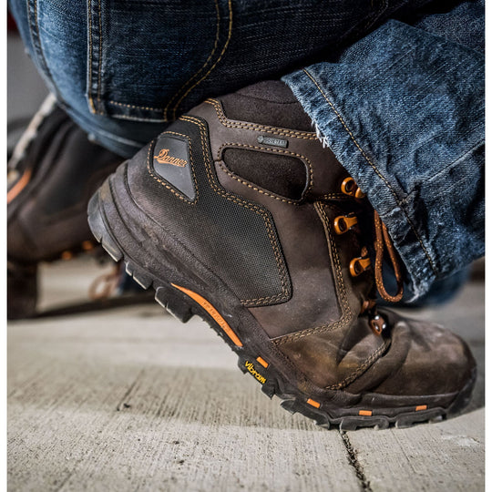 Danner Men's Vicious 4.5" Soft Toe Waterproof Work Boot - Brown - 13858 - Overlook Boots