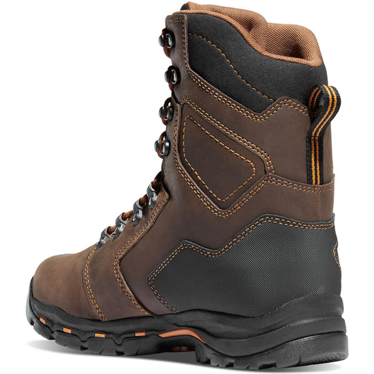 Danner Men's Vicious 8" Composite Toe Insulated Waterproof Work Boot Brown - 13874 - Overlook Boots