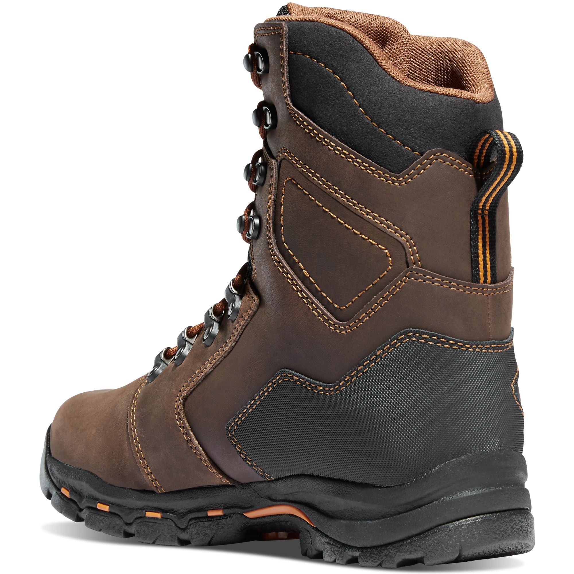 Danner Men's Vicious 8" Composite Toe Insulated Waterproof Work Boot Brown - 13874 - Overlook Boots