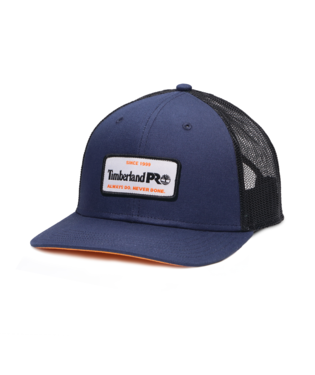 A.D.N.D. Light Logo Mid Profile Trucker Navy - Overlook Boots