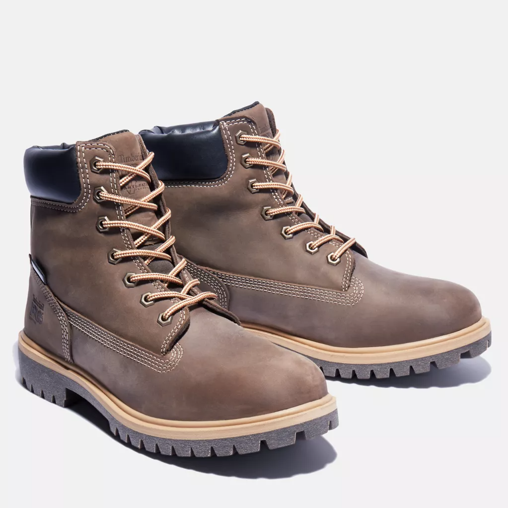Timberland Pro Women's Direct Attach 6" WP Work Boot -Brown- TB0A2R2A214 5.5 / Medium / Brown - Overlook Boots