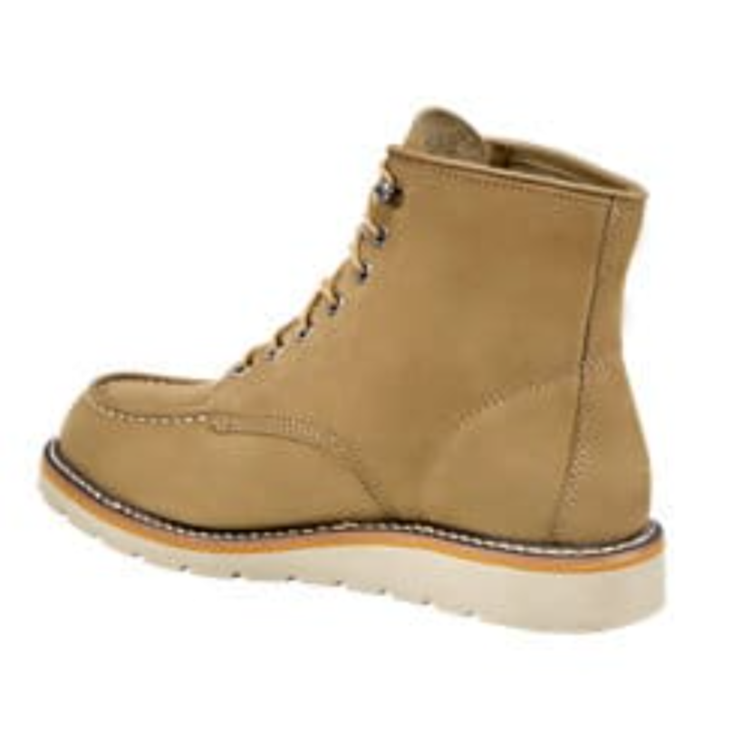 Carhartt Men's Moc 6" Soft Toe Wedge Work Boot Khaki - FW6077-M - Overlook Boots