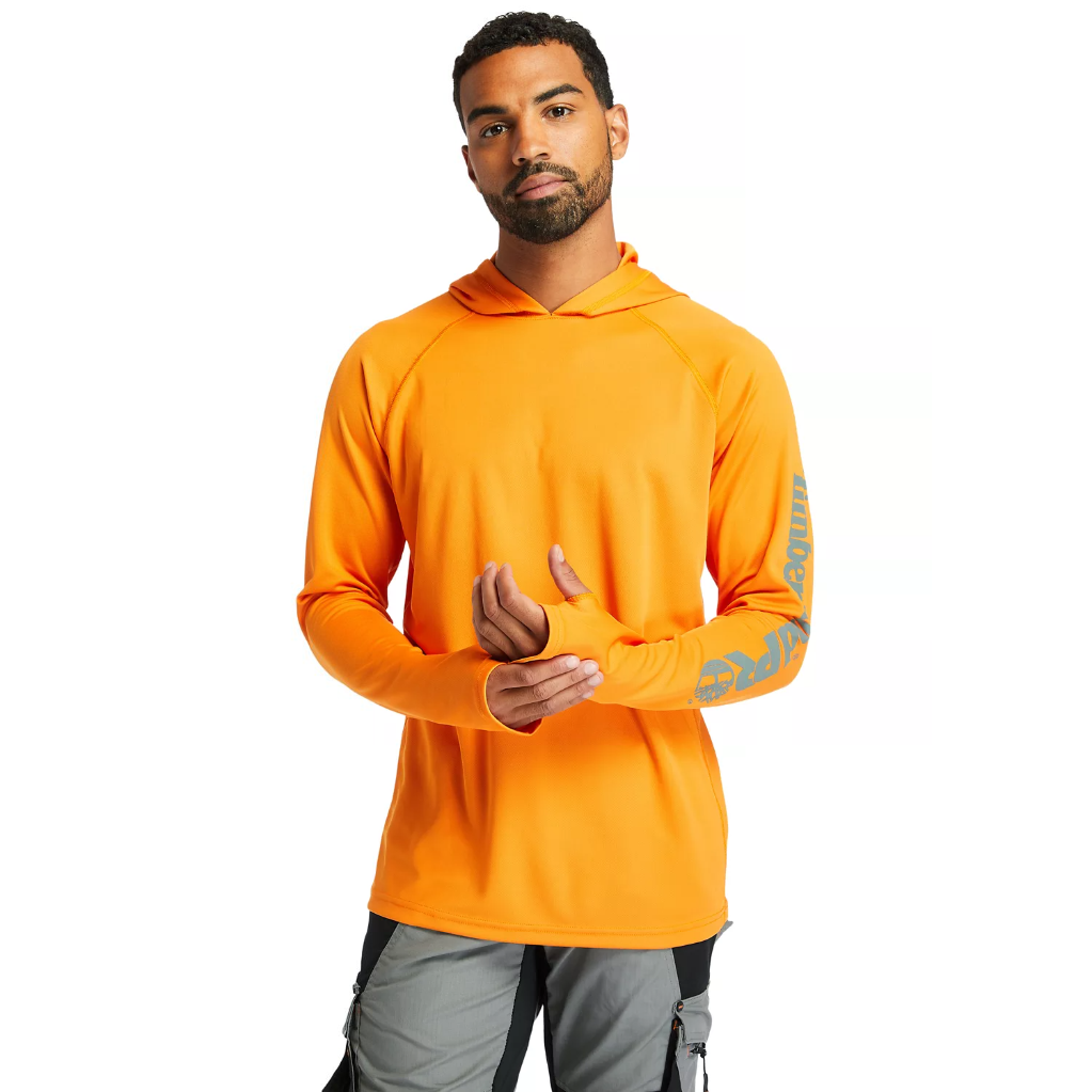 Timberland Pro Men's Wicking Good Work Hoodie - Pro Orange - TB0A1V74D67 - Overlook Boots