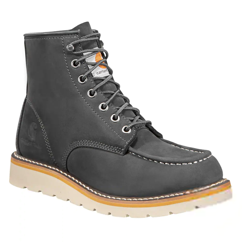Carhartt Women's Moc 6" Soft Toe Wedge Work Boot Dark Gray - FW6027-W - Overlook Boots