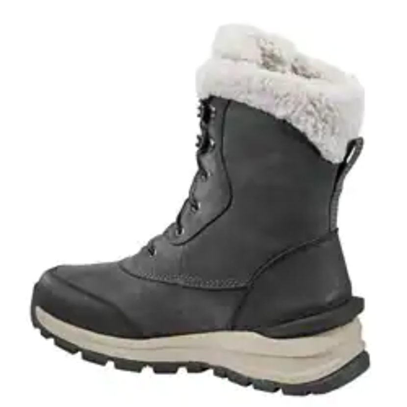 Carhartt Women's Pellston 8" Waterproof Winter Work Boot - Charcoal - FH8029-W - Overlook Boots