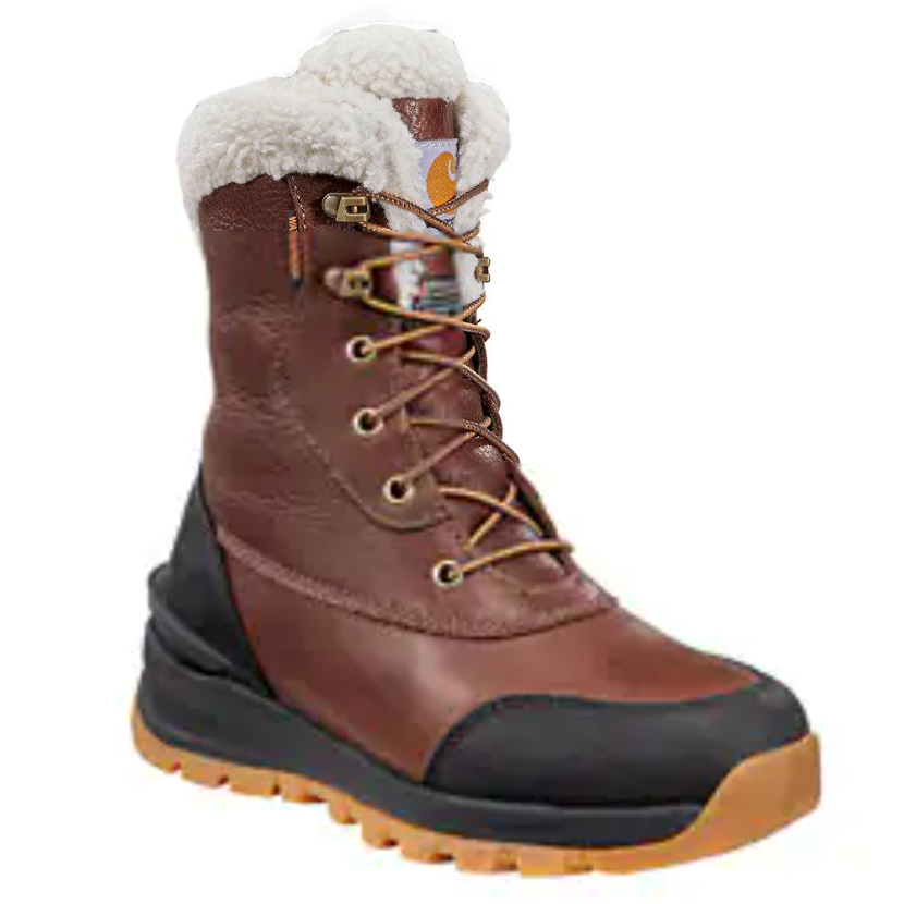 Carhartt Women's Pellston 8" WP Winter Work Boot - Mineral Red - FH8019-W 6 / Medium / Red - Overlook Boots