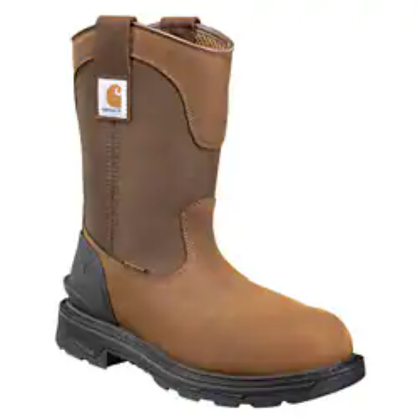 Carhartt Men s Ironwood 11 WP Wellington Work Boot Brown FT1000 M