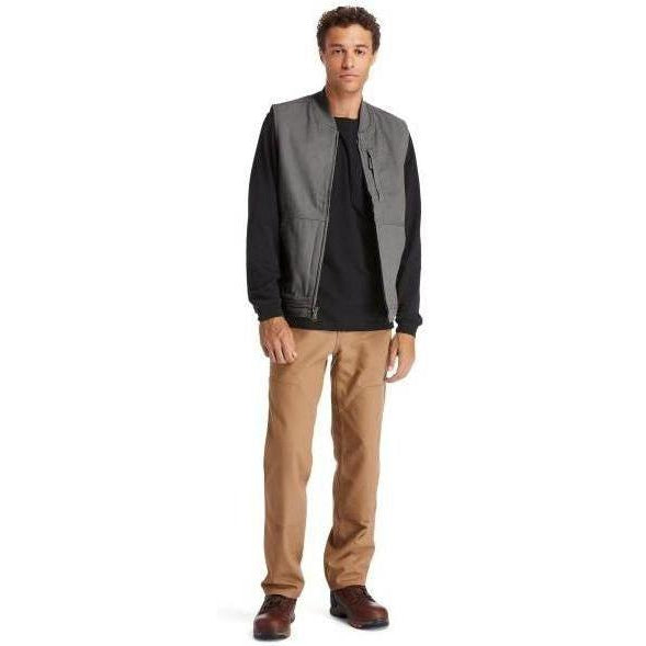 Timberland Pro Men's Gritman Lined Work Vest - Pewter - TB0A1VBF060 - Overlook Boots
