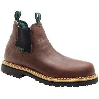 Georgia Men's Giant High Romeo Waterproof Work Boot - Brown - GR500 8 / Medium / Brown - Overlook Boots