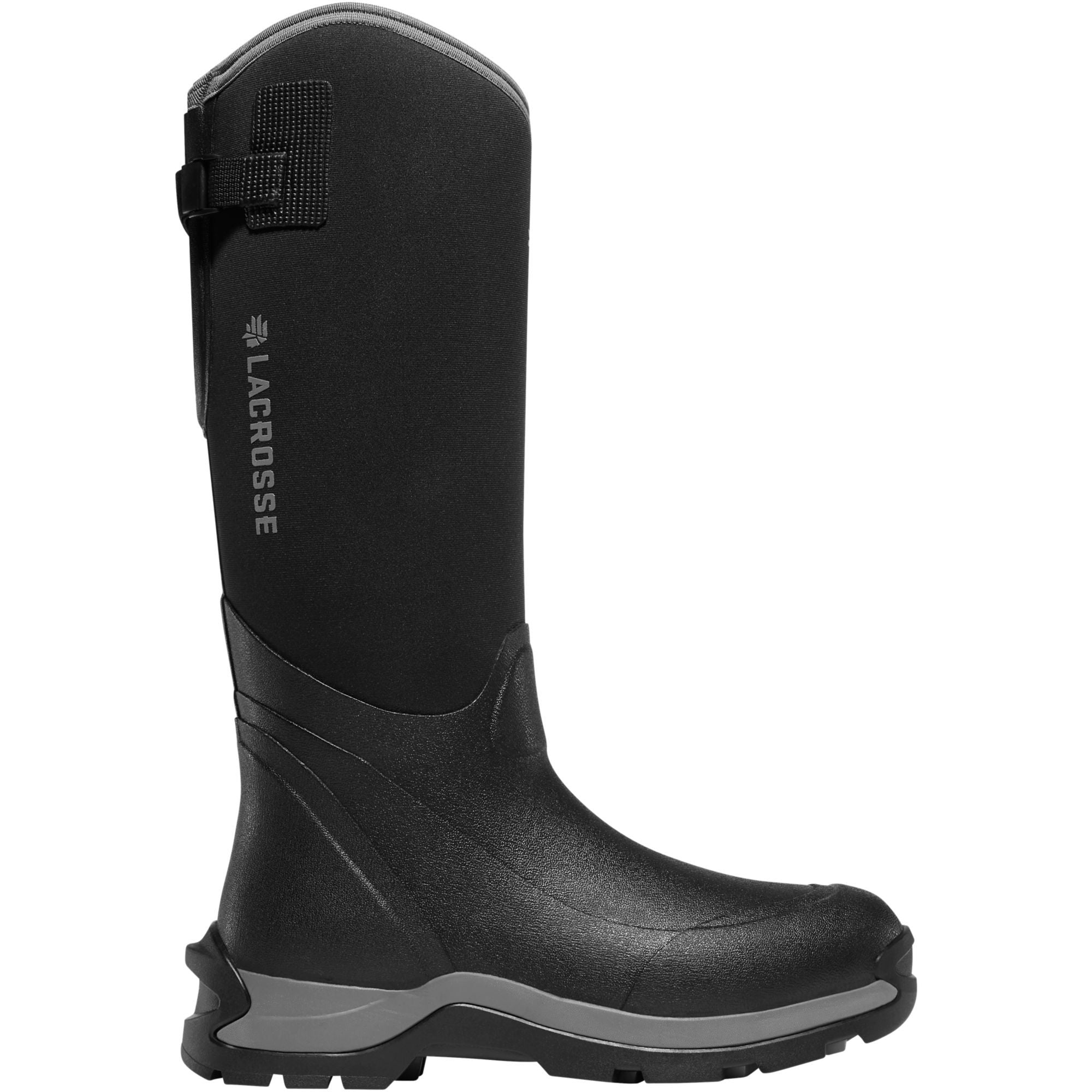 LaCrosse Men's Alpha Thermal 16" Ins Rubber Work Boot Black - 644101 7 / Black - Overlook Boots