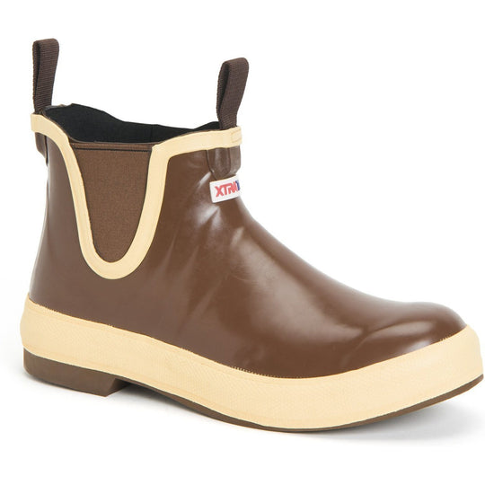 Xtratuf Men's 6" Legacy Ankle Deck Waterproof Boot - Brown - LDB-900 7.0 / Brown - Overlook Boots