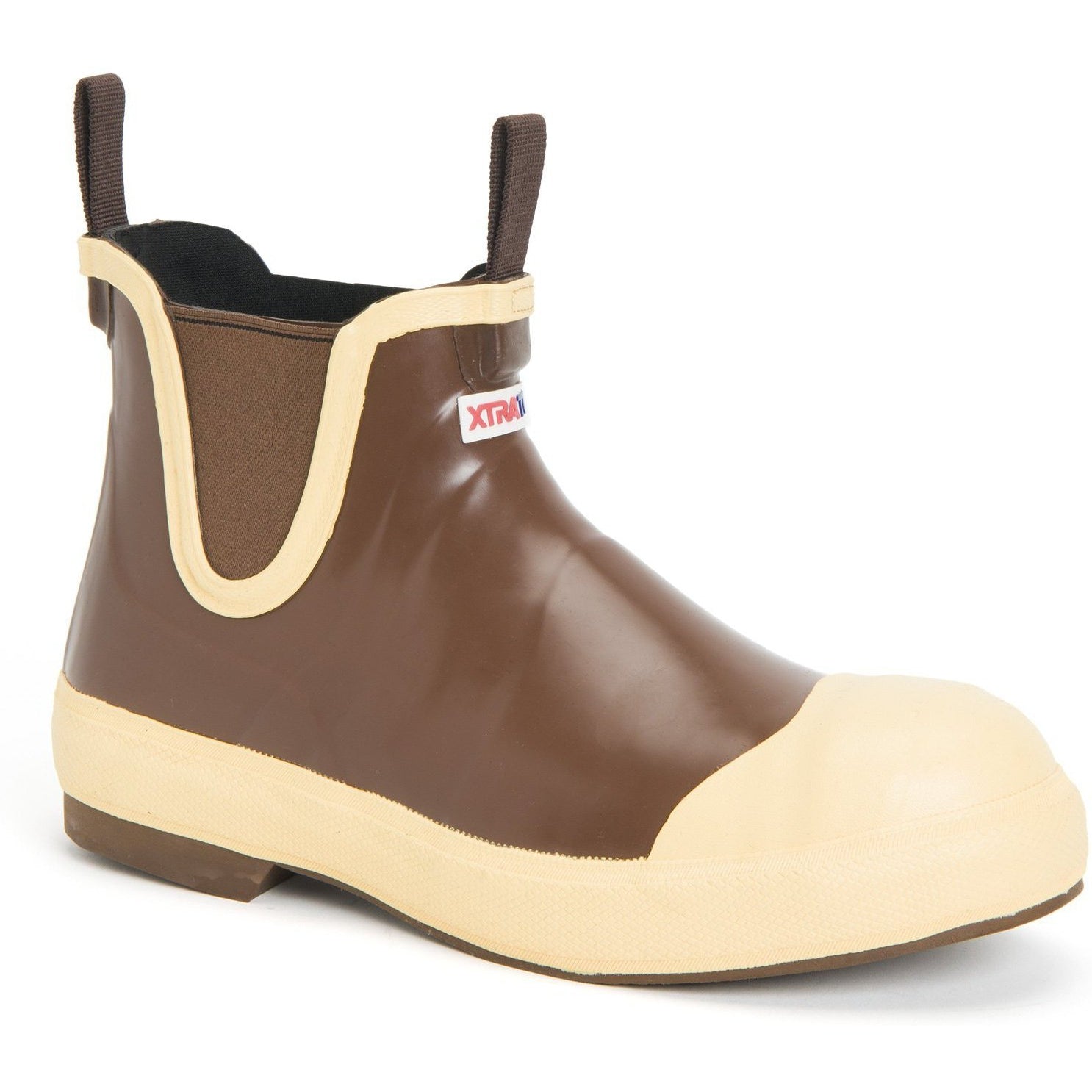 Xtratuf Men's 6" Legacy Ankle Deck Steel Toe WP Boot - Brown - LDB-STL 7 / Brown - Overlook Boots