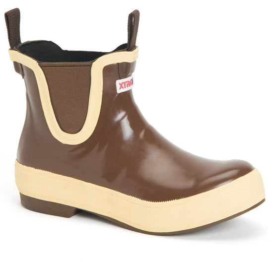 Xtratuf Women's 6" Legacy Ankle Deck Waterproof Boot - Brown - LDBW-900 6.0 / Brown - Overlook Boots