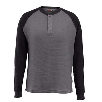 Wolverine Men's Rykker Henley Long Sleeve - Granite - W1203780-045 Large / Granite - Overlook Boots