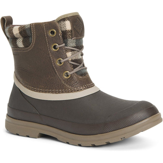 Muck Women's Originals Duck Lace Waterproof Outdoor Boot- Brown- ODLW-109 5 / Brown - Overlook Boots