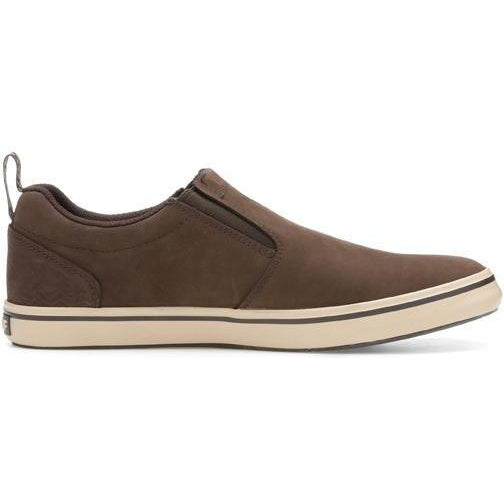 Xtratuf Men's Sharkbyte Leather Slip-On Outdoor Shoe- Chocolate- 22501 - Overlook Boots