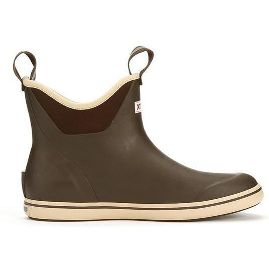 Xtratuf Men's 6" Ankle Deck Waterproof Boot - Chocolate / Tan - 22734 - Overlook Boots