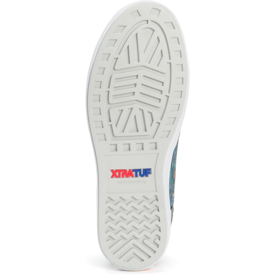 Xtratuf Women's Fishe®Wear Leather Sharkbyte Waterproof Deck Shoe - Gray- XSW-7GG - Overlook Boots