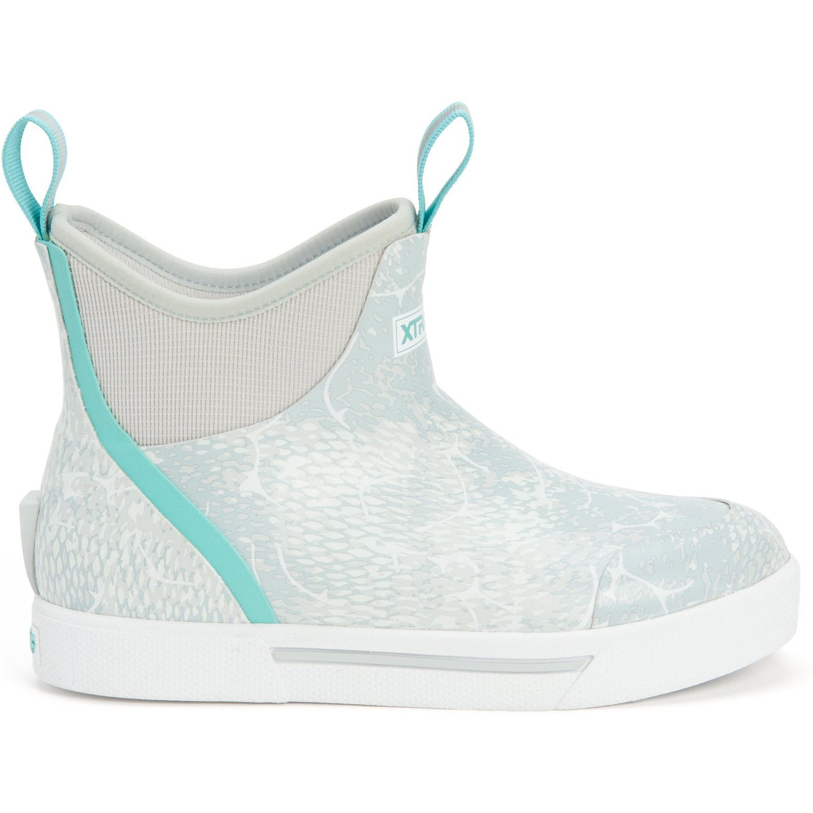 Xtratuf Women's Wheelhouse 6" Ankle Deck Waterproof Boot - Blue Print - XWW-2CH - Overlook Boots