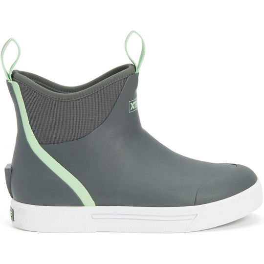 Xtratuf Women's Wheelhouse 6" Ankle Deck Waterproof Boot - Gray - XWW-700 - Overlook Boots