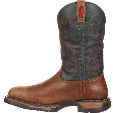 Rocky Men's Long Range Waterproof Western Work Boot - Brown - FQ0008656 - Overlook Boots