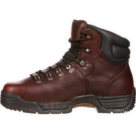 Rocky Men's Mobilite 6" Steel Toe Waterproof Work Boot - Brown - FQ0006114 - Overlook Boots
