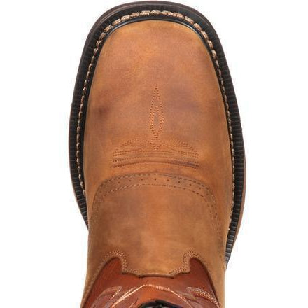 Rocky Men's Original Ride Waterproof Western Boot - Brown - RKYW039 - Overlook Boots