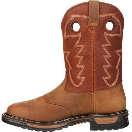 Rocky Men's Original Ride Waterproof Western Boot - Brown - RKYW039 - Overlook Boots