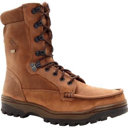 Rocky Men's Outback 8" Gore-Tex WP Hiker Boot - Brown - FQ0008729 8 / Medium / Brown - Overlook Boots