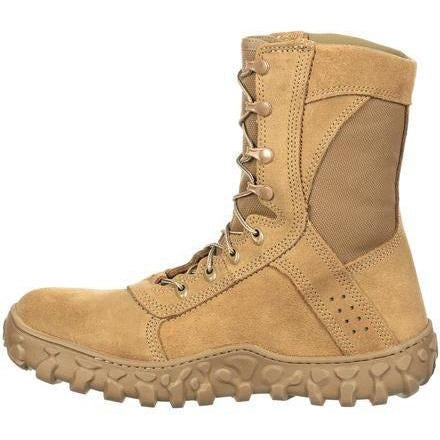 Rocky Men's S2V 8" Steel Toe Tactical Military Boot - Brown - RKC053 - Overlook Boots