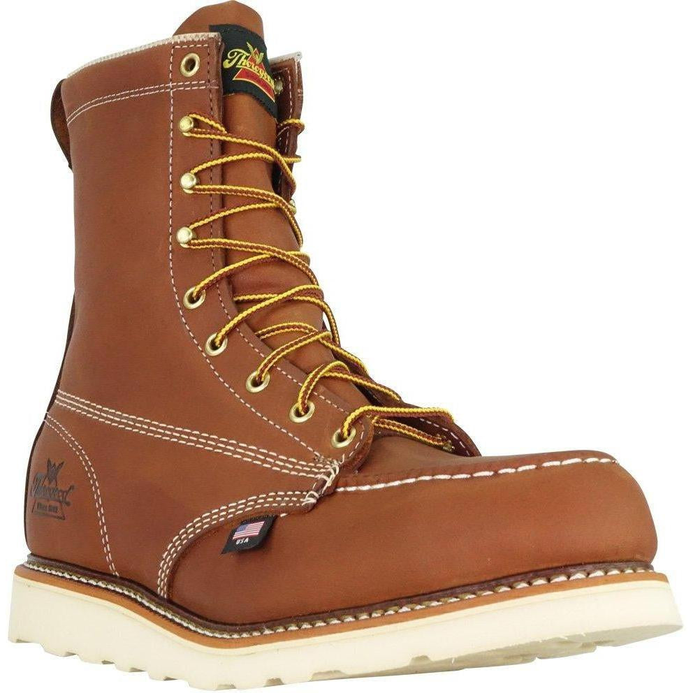 Thorogood Men's USA Made Amer. Heritage 8" Steel Toe Wedge Work Boot 804-4208 - Overlook Boots