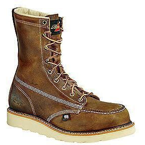Thorogood Men's USA Made Amer. Heritage 8" Steel Toe Work Wedge Boot 804-4478 - Overlook Boots