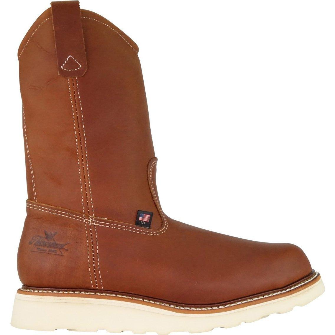 Thorogood Men's USA Made Amer Heritage Steel Toe Wel Wedge Work Boot 804-4205 - Overlook Boots