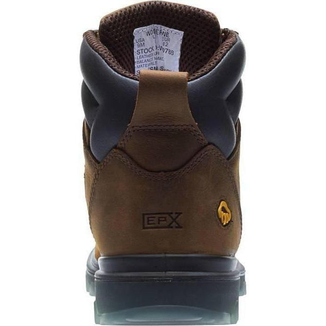 Wolverine Men's I-90 EPX Carbonmax Safety Toe Waterproof Work Boot Brown W10788 - Overlook Boots