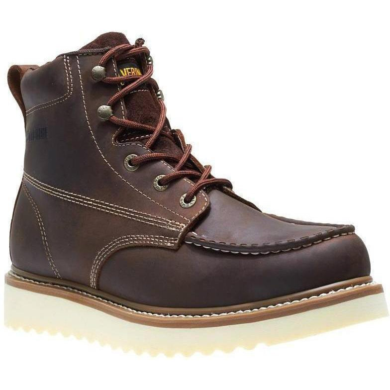 Wolverine Men's Loader 6" Wedge Work Boot - Brown - W10744 7 / Medium / Brown - Overlook Boots
