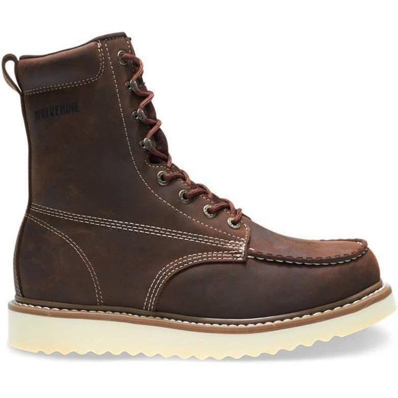 Wolverine Men's Loader 8" Wedge Work Boot - Brown - W10743 - Overlook Boots