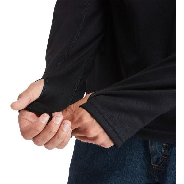 Timberland Pro Men's Understory 1/4-Zip Fleece Work Shirt - Black - TB0A112J015 - Overlook Boots