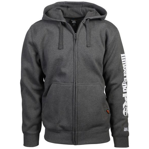 Timberland Pro Men's HHS Full-Zip Work Hoodie - Charcoal - TB0A235XAB0 - Overlook Boots